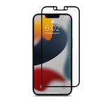 Moshi iVisor AG - Matowa folia ochronna na ekran iPhone 13 / iPhone 13 Pro (czarna ramka)