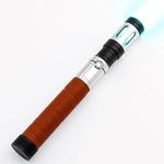 Saberforms Lightsaber Dueling Light Saber with12 RGB Colors 16 Sound Fonts and Motion Control, Force FX Lightsabers with Premium Metal Handle and Replaceable Blade, Light Sabers for Adults, Kids Black