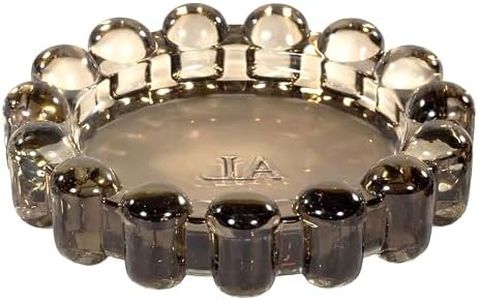 Alice Lane Original Bubble Candle Dish Large – Chic Amber Glass Candle Dish for Home Decor – Decorative Modern Candle Holder for Small Candles & Diffusers