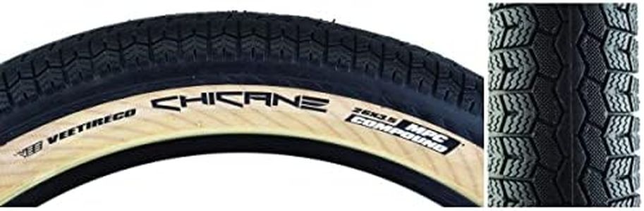 TIRES VEE CHICANE 26x3.5 BK/TAN WIRE/72