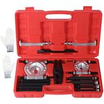 Faankiton 14 Pieces Bearing Puller Kit, Heavy Duty Bearing Separator Remover, for Wheel Hub Gear Pinion Car Maintenance Tools, Equipped with a Pair of Gloves