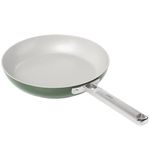 Ember Cookware Arcilla Ceramic Non-Stick Frying Pan 24cm | Stainless Steel Handle | 1x Spatula | Induction Safe | Non Toxic Frypan | PFAS & PTFE Free | Capri Series | Green