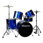 Havana Chennai Musicals HV 522 5 Pieces Acoustic Drum Set with Cymbals and Hardware (Blue)