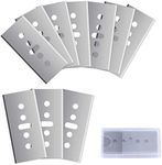UCEC Utility Knife Blades, 10Pcs Box Cutter Replacement Blades for UCEC Utility Knives with Storage Box