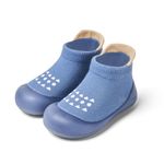 Bearbay Baby Sock Shoes Baby Walking Shoes Infant Non-Slip Breathable Slippers with Soft Rubber Sole Baby Boys Girls Sneakers Blue