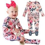 Posh Peanut - Baby Girl - Footless Pajamas - Viscose from Bamboo Baby Pajamas, Baby Pajamas, Baby Footless Pajamas, Newborn & Toddlers