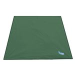 Azarxis Hammock Rain Fly Tent Tarp Ground Cloth Footprint Shelter Sunshade Beach Picnic Blanket Mat Large Portable Waterproof for Outdoor Camping Hiking Backpacking (Green, S - 59 x 86.6 in)