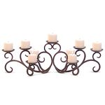 Pilgrim Home and Hearth 17502 Hawthorne Candelabra Candle Holder, Distressed Bronze