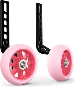 EMPATHECH Bike Training Wheels for Kids Bike, High-Strength Arm, Upgraded Durability, Easy Install, Bicycle Training Wheels for 20 inch Bike 18 16 14 12 Universal【For Single-Speed, Long Axle Only】