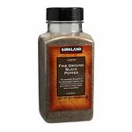 Kirkland Signature Spice Seasoning Dressing Fine Ground Black Pepper Jar 348g