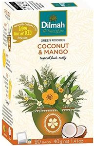 Dilmah Infusions Green Rooibos with Coconut and Mango, 40 Grams