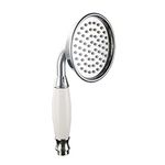 Skybath Brass Larger Size Shower Head Traditional Victorian Style Handheld Shower Sprayer Head Polished Chrome