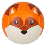 BORPEIN 6 Inches Mini Soccer,Cute Animal Design Soft Foam Ball For Kids Toddlers, Soft and Bouncy,Perfect Size For Kids Playing Dispatched from UK(fox)