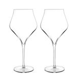 Luigi Bormioli Supremo Burgundy Stemglasses (Set of 2), 22 oz, Clear