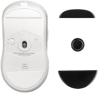 kwmobile Almohadillas de Desplazamiento Compatible con Ajazz AJ199 Pegatinas para ratón - Deslizadores para Raton Gaming - Mejora el Movimiento precisión y Estabilidad