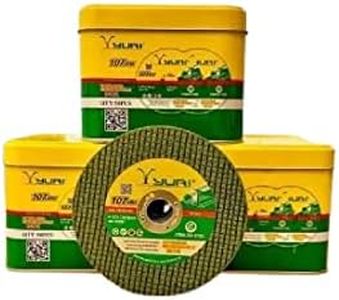 Samnantools 4-Inch Double Net Cut off Wheels for General Purpose Metal and Stainless Steel Cutting for Angle Grinder, Black - Pack of 50 Pieces