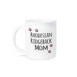 3dRose 154182_2 Rhodesian Ridgeback Dog Mom Mug, 15 oz, Ceramic