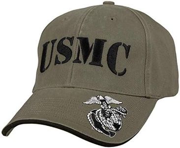 Rothco Deluxe Vintage USMC Embroidered Low Pro Cap, Olive Drab