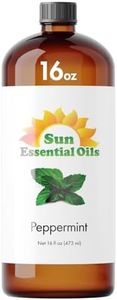Sun Essential Oils Peppermint Essential Oil 16oz - Peppermint Oil for Diffuser, Candle Making, Aromatherapy