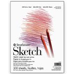 Strathmore 200 Series Sketch Pad, 9x12 inch, 100 Sheets, Tape Bound - Artist Sketchbook for Drawing, Illustration, Art Class Students