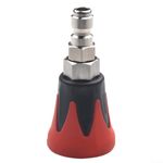 Washer Nozzle Tips, Quick Release High Pressure Short Trigger, for Car Garden Cleaning(40°)