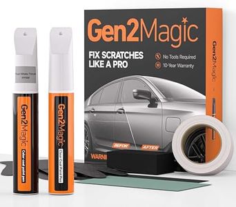 Gen2Magic Pearl White Touch Up Paint Pen Kit for Telsa Y 3 S X [Clear Coat Included], PPSW Color Match for Scratches, Rock Chips, Bumper Dings, Easy Scratch Repair & Rust Remover for Tesla Owners