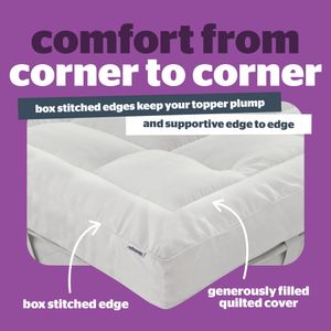 Silentnight Deep Sleep Mattress Topper – Single Bed
