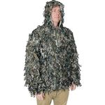 QuikCamo 3D Leafy Hooded 1/4 Zip Pullover Top, Mossy Oak Greenleaf, Large-X-Large