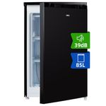 CHiQ CSD90D4DU Upright Freezer 85L, Singe Door mini Freezer, Reversible Door, Undercounter, Adjustable thermostat, Little Freezer for Basement/Home/Student Dorm/Apartment/Office, Black