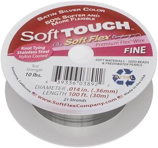 Soft Touch Premium Flex Wire -- Satin Steel .014" 100 ft.