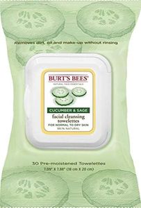 Burt's Bees Facial Cleansing Towelettes, Cucumber and Sage 30 ea by Burt's Bees