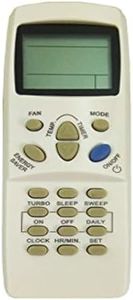 HopShop Remote Compatible for Carrier Split/Window AC Remote (Please Match The Image with Your Old Remote)