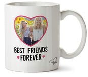 Hippowarehouse Personalised Picture Image Custom Best friends forever Printed Mug Cup Ceramic 10oz