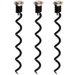 3 Pack Replacement Corkscrew Spiral, Replacement Worm for Brookstone Wine Opener and Keissco Wine Opener Only