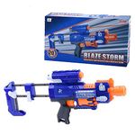 Blaze Storm Semi Auto Battery Operated Gun With 20 x Soft Bullets