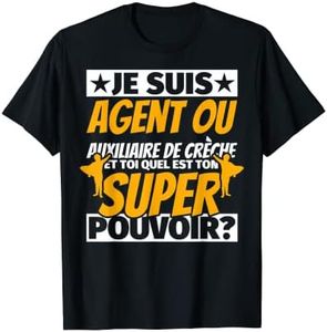 Agent ou auxiliaire de crèche Cadeaux drôles T-Shirt