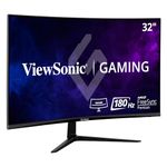 ViewSonic VX3218-PC-MHD 32 Inch Curved 1080p 1ms 180Hz Gaming Monitor with FreeSync Premium, Eye Care, HDMI and Display Port