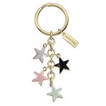 Monnel Z615 4-color Little Stars Charms Pendants Keyring Keychain for Girls Children Gifts