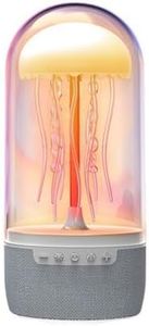 OBIOCKIDAY Mechanical Motion Jellyfish Speaker, Electric Jellyfish Lamp Portable Bluetooth Speaker Wireless, LED Night Mood Light Jellyfish Sound Speaker, Table Bedside Lamp Christmas Gift Decor