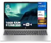 HP 15.6" FHD Touchscreen Business Laptop, Intel Core i7-1355U, 16GB DDR4 RAM, 512GB SSD, Windows 11 Home, Copilot Ready, Wi-Fi 6, Lightweight Notebook for Office and Remote Work