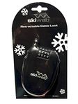 Skiweb Ski Lock 4-digit Combination Lock with Retractable Cable