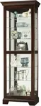 Howard Miller Tyler Curio Cabinet II - Hardwood Cabinet Wood Finish Home Decor Glass Display Cabinet Sliding & Lockable Glass Door - Storage Cabinet for Living Room, Bedroom or Dining Room