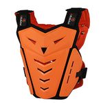 Motorcycle Body Armor Vest Dirt Bike Gear, Chest Protector Motocross Gear Motorcycle Chest Back Protector for Men Mountain Bike Protective Gear MTB Racing Off-Road