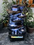 Fiberglass Homestead Decore Solution Water Fountain For Home Decor Big Size | Unique Water Fountain 3.5 Feet For Home, Office, Garden Decor | Water Fountain Big Size Fiber