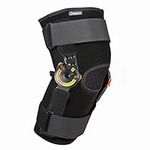 Nvorliy Hinged ROM Knee Brace with Side Stabilizers & Locking Dials, Post Op Knee Immobilizer for Arthritis, ACL, MCL, PCL, Meniscus Tear, Injurie/Knee Pain, Medical Orthopedic Support (Large)