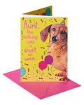 American Greetings Birthday Card for Aunt (Weiner Dog)