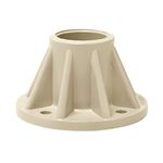 SAFTRON Two Saftron 3" Beige Surface-Mount Bases for Pool Ladders (SB-3) Use SB-3 Bases to Surface Mount Swimming Pool Ladders to Concrete or Wood Decks. Mounting Hardware Included.