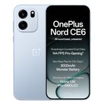 OnePlus Nord CE6 | 8GB+128GB | Fresh Blue | Snapdragon 7s Gen 4 | Segment's Fastest Touch Response | 8000mAh Battery | 144Hz 1.5K AMOLED Display | 50MP Main + 32MP Selfie 4K Cameras | IP66,68,69,69K