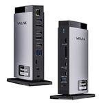WAVLINK Displaylink Laptop Docking Station with 3 HDMI, USB C Dock Triple Display 4K60Hz, 100W Charging for M1 M2 M3 M4 M5 Mac and Windows, 2DP, 5 USB Ports, Ethernet, Compatible with MacBook Neo