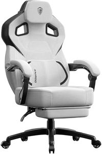 Dowinx Fabric Gaming Chair With Footrest, Big And Tall Gamer Chair